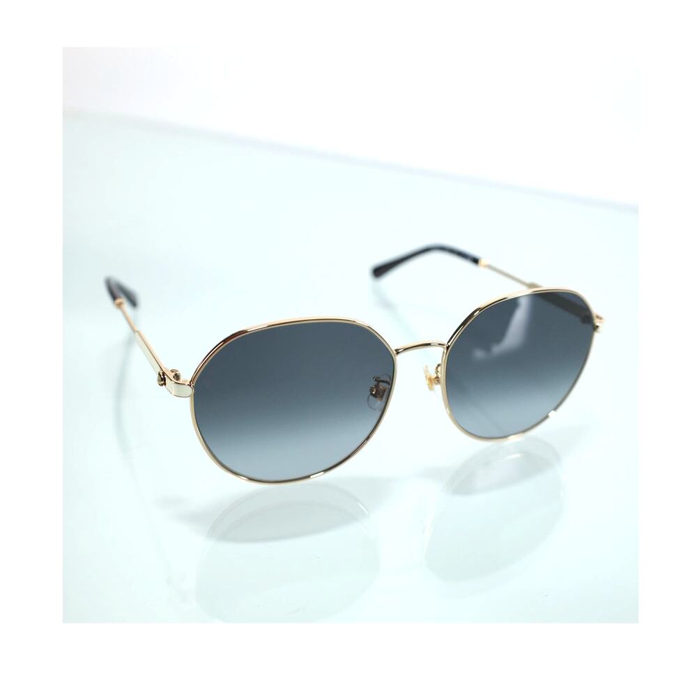 Kate Spade NEESHA Round Metal Designer Sunglasses – Gold / Grey Lenses – NWT
